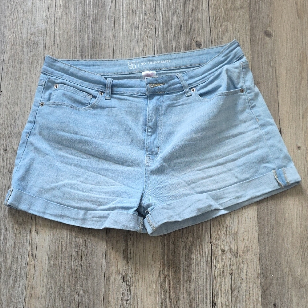 Light Blue Denim Women's Shorts